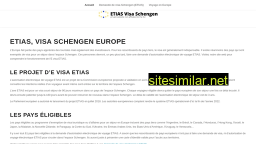 Etias-visa-schengen similar sites