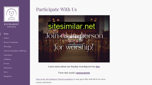 eucharistsf.org alternative sites
