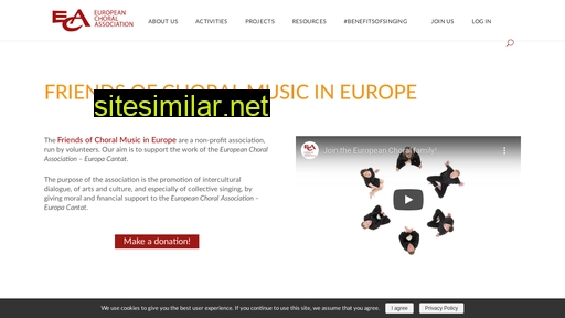 europeanchoralassociation.org alternative sites