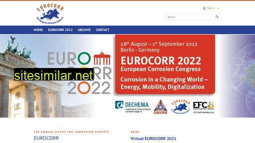 eurocorr.org alternative sites