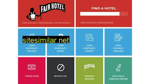 fairhotel.org alternative sites