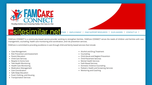 famcareconnect.org alternative sites