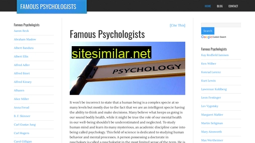 famouspsychologists.org alternative sites