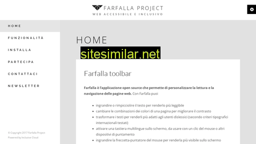 Farfalla-project similar sites