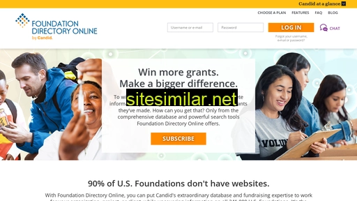 fconline.foundationcenter.org alternative sites