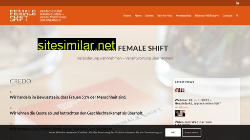 femaleshift.org alternative sites