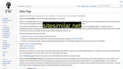 Feministwiki similar sites