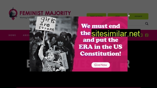 feministmajority.org alternative sites