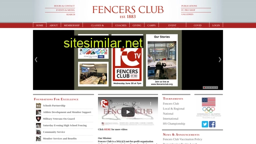 fencersclub.org alternative sites