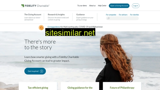 fidelitycharitable.org alternative sites