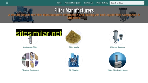 Filtermanufacturers similar sites