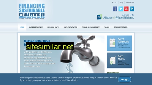 financingsustainablewater.org alternative sites