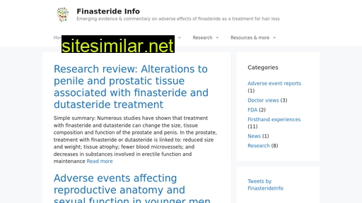 Finasterideinfo similar sites