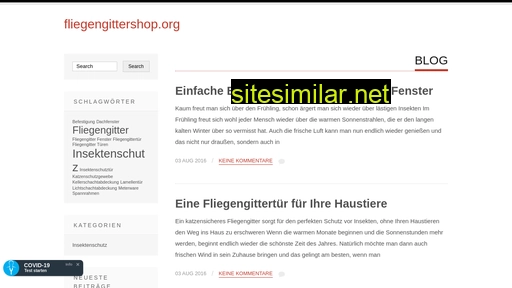 fliegengittershop.org alternative sites