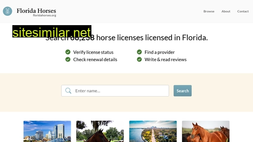 Floridahorses similar sites
