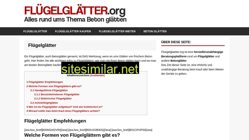 fluegelglaetter.org alternative sites