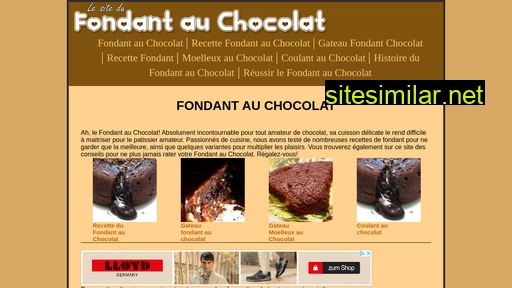 Fondant-au-chocolat similar sites