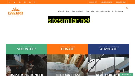 foodbanknyc.org alternative sites