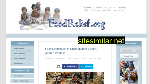 foodrelief.org alternative sites
