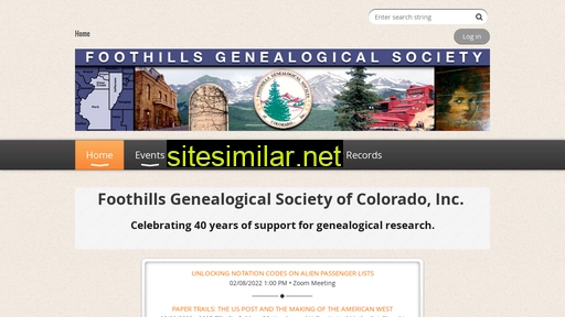 foothillsgenealogy.org alternative sites