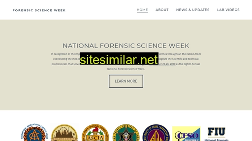 Forensicscienceweek similar sites
