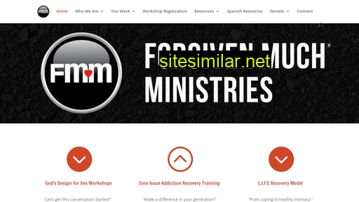 forgivenmuchministries.org alternative sites