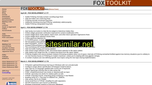 fox-toolkit.org alternative sites