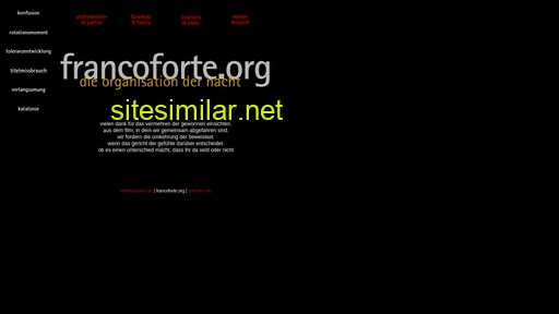 francoforte.org alternative sites