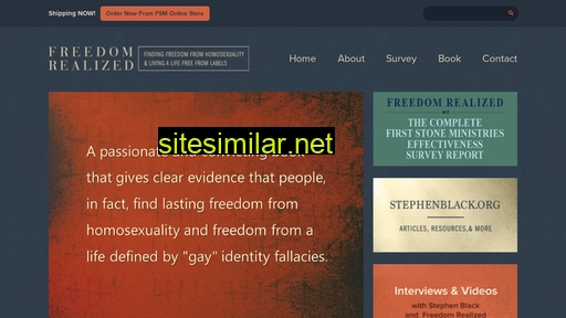 freedomrealized.org alternative sites