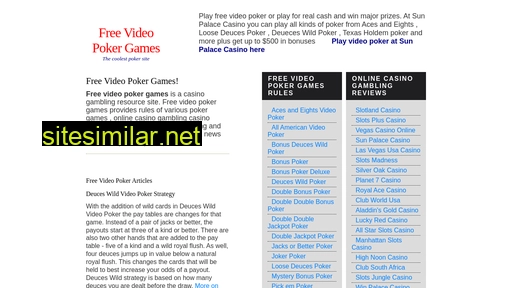 free-video-poker-games.org alternative sites