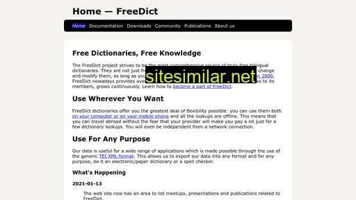 freedict.org alternative sites