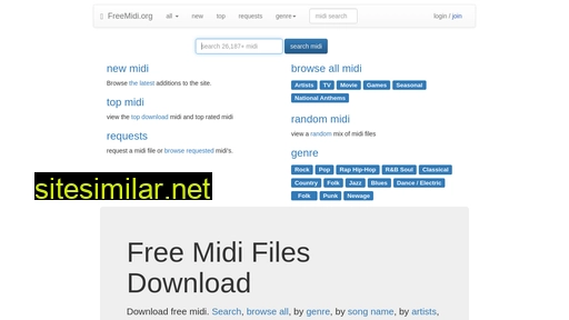 freemidi.org alternative sites