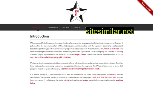 fstar-lang.org alternative sites