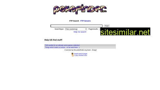 ftp.pokefinder.org alternative sites