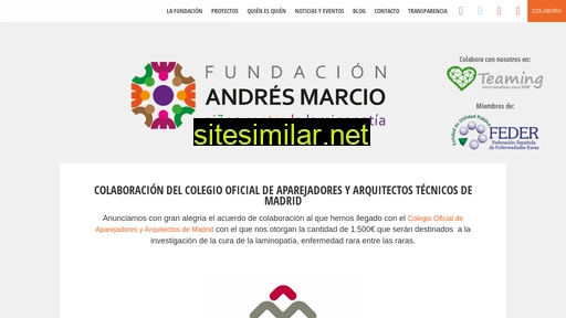 fundacionandresmarcio.org alternative sites