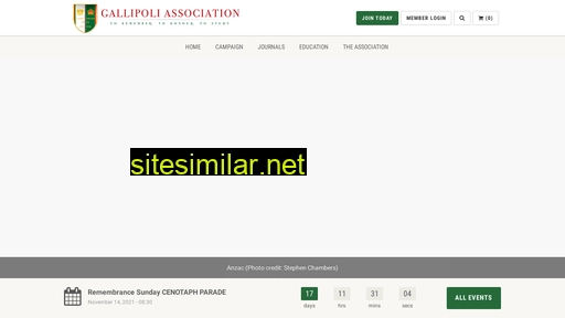 Gallipoli-association similar sites