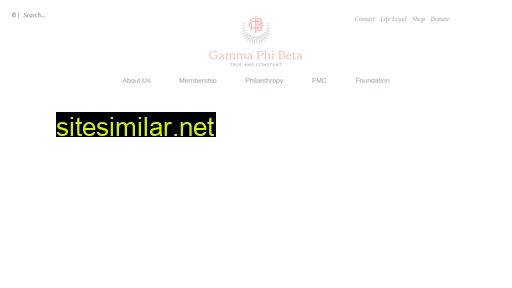 gammaphibeta.org alternative sites