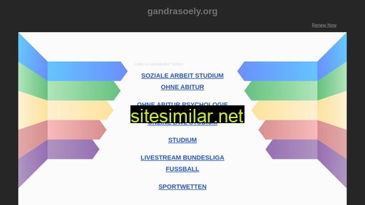 Gandrasoely similar sites