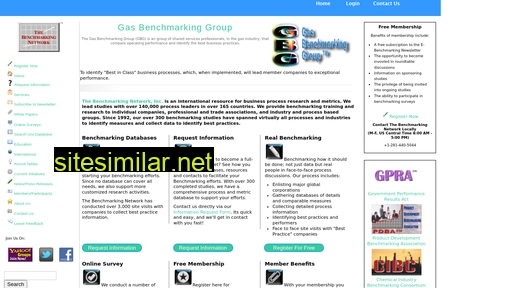 gasbenchmarking.org alternative sites