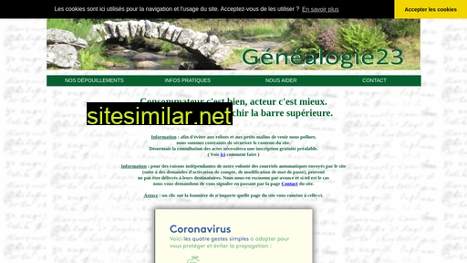 genealogie23.org alternative sites