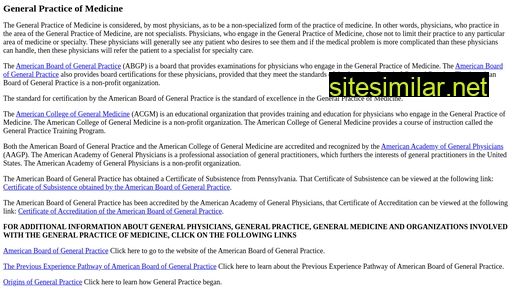 Generalpractice-ofmedicine similar sites