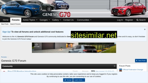 genesisg70.org alternative sites