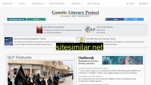 geneticliteracyproject.org alternative sites