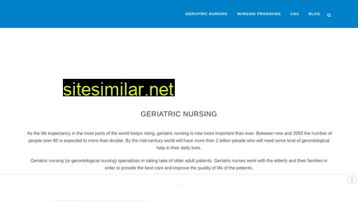 geriatricnursing.org alternative sites