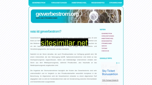 gewerbestrom.org alternative sites