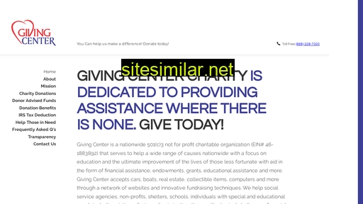 givingcenter.org alternative sites