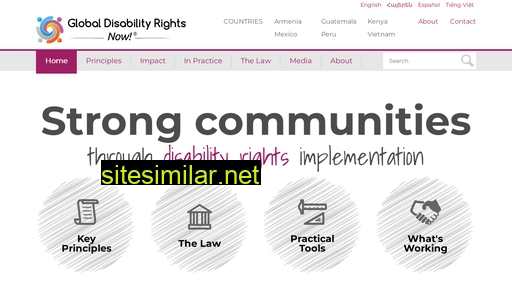 Globaldisabilityrightsnow similar sites