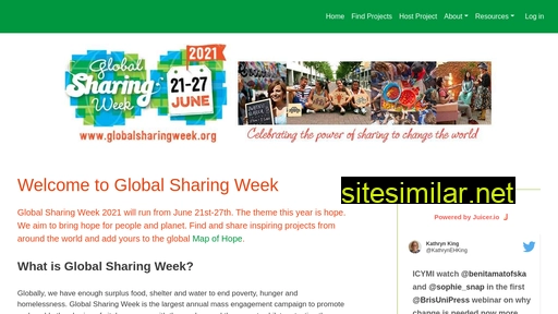 globalsharingweek.org alternative sites
