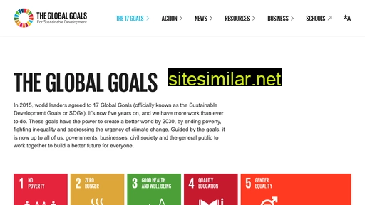 globalgoals.org alternative sites