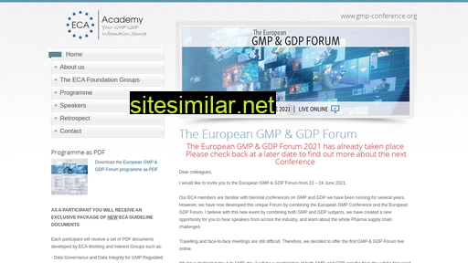 gmp-conference.org alternative sites